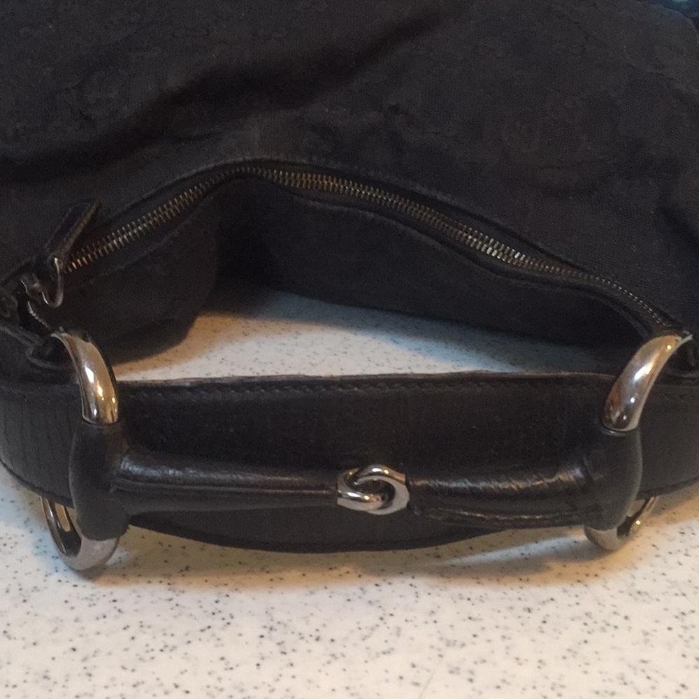 Authentic Gucci horse bit shoulder bag - Picture 3 of 8